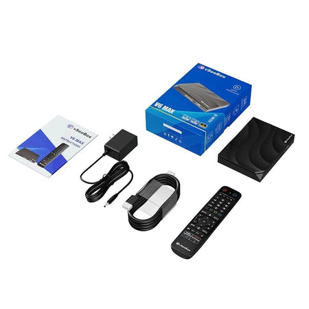 vSeeBox V6 Max — Android TV Box, No Monthly Fees