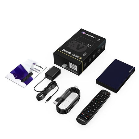 vSeeBox V6 Plus Android TV Box with 8K, Split-Screen, No Monthly Fees